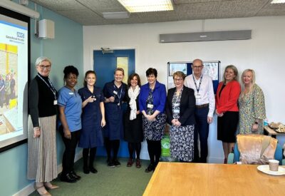 Alice Butler receiving CMO silver award